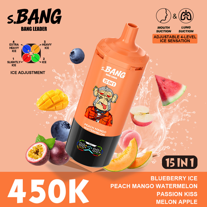 Bang Leader 450K Disposable Vape – 15-in-1 Flavors 450,000 Puffs - 图片 3