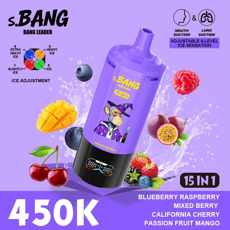 Bang Leader 450K Disposable Vape – 15-in-1 Flavors 450,000 Puffs - 图片 6