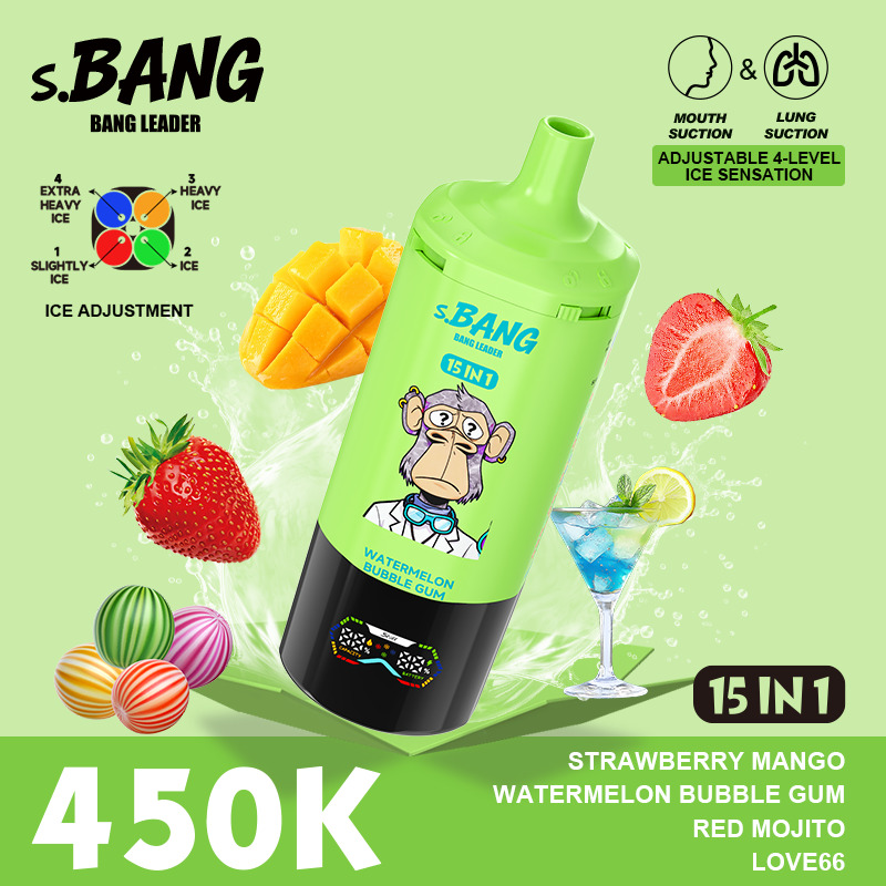 Bang Leader 450K Disposable Vape – 15-in-1 Flavors 450,000 Puffs - 图片 4