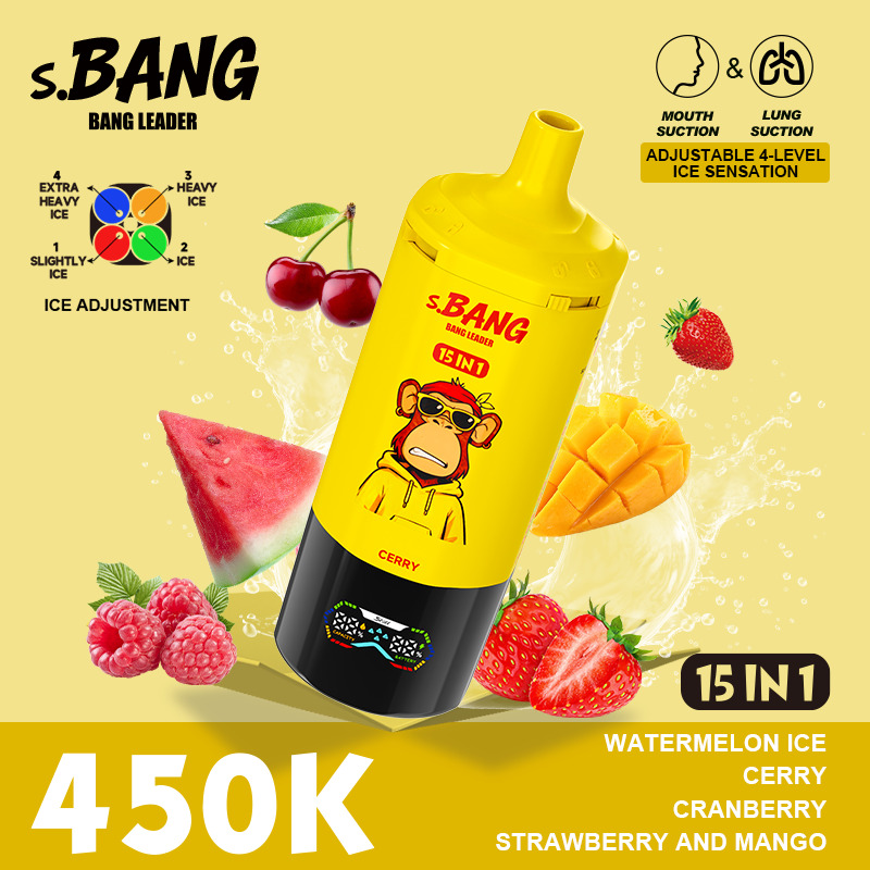 Bang Leader 450K Disposable Vape – 15-in-1 Flavors 450,000 Puffs - 图片 2
