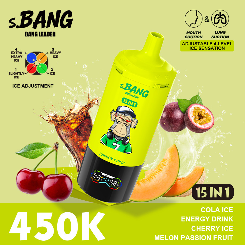 Bang Leader 450K Disposable Vape – 15-in-1 Flavors 450,000 Puffs - 图片 5