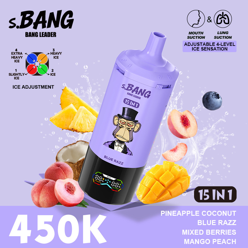 Bang Leader 450K Disposable Vape – 15-in-1 Flavors 450,000 Puffs - 图片 12