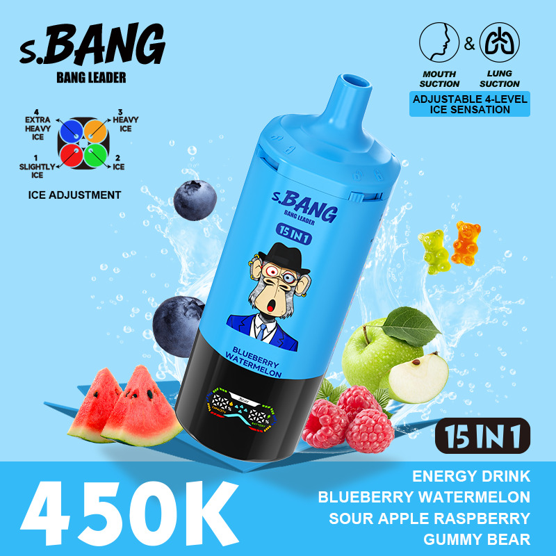 Bang Leader 450K Disposable Vape – 15-in-1 Flavors 450,000 Puffs - 图片 11