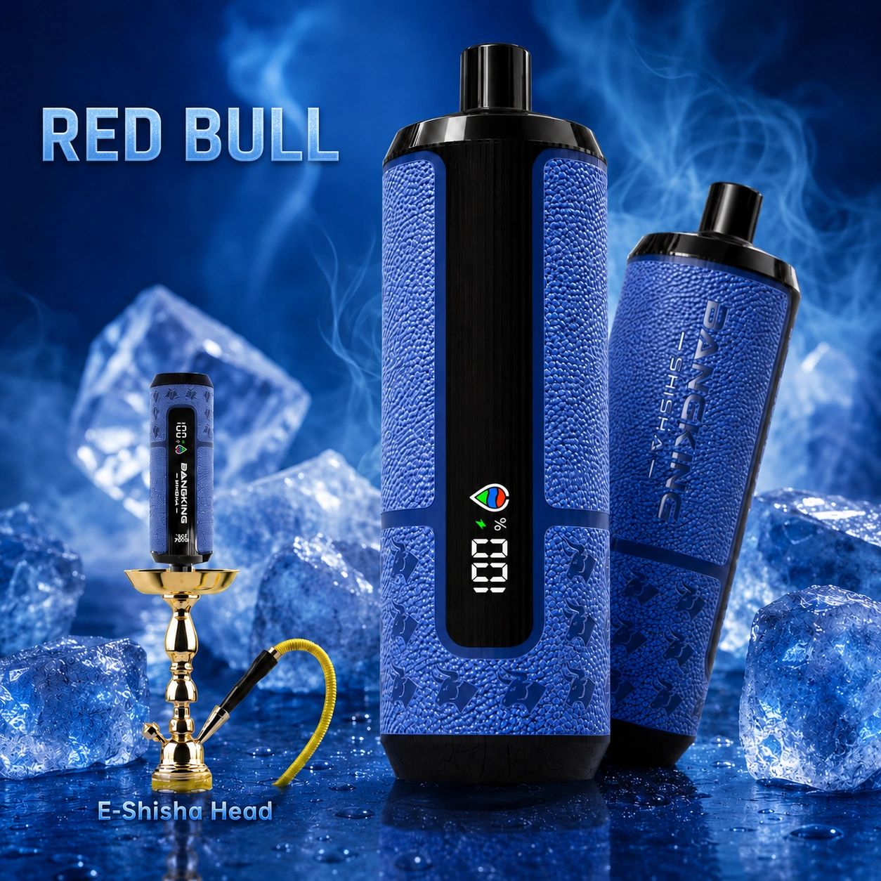 Bang King Shisha 60K DTL e-shisha disposable vape with Red Bull flavor
