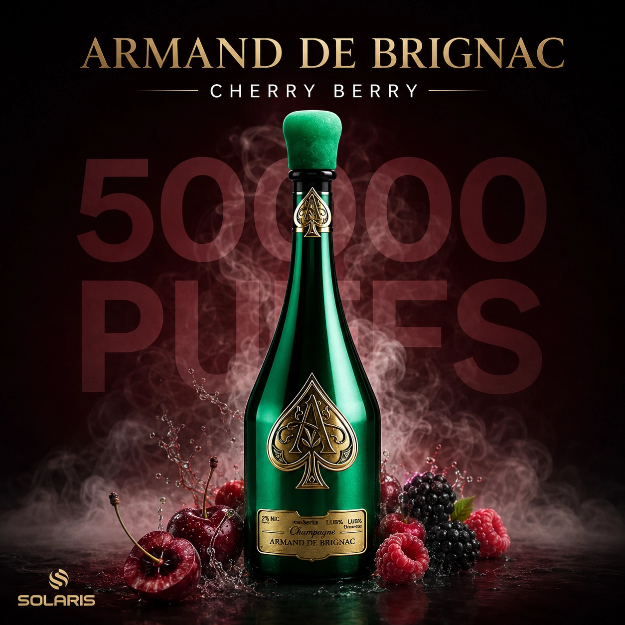 Solaris Champagne 50000 Puffs Vape – Luxury 50K Disposable Vape - 图片 5