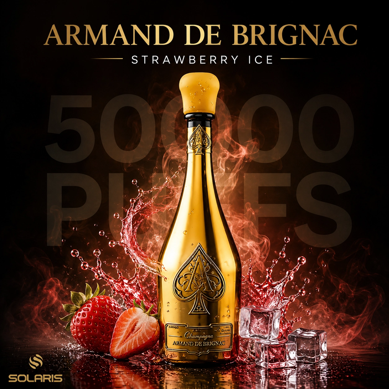Solaris Champagne 50000 Puffs Vape – Luxury 50K Disposable Vape - 图片 4