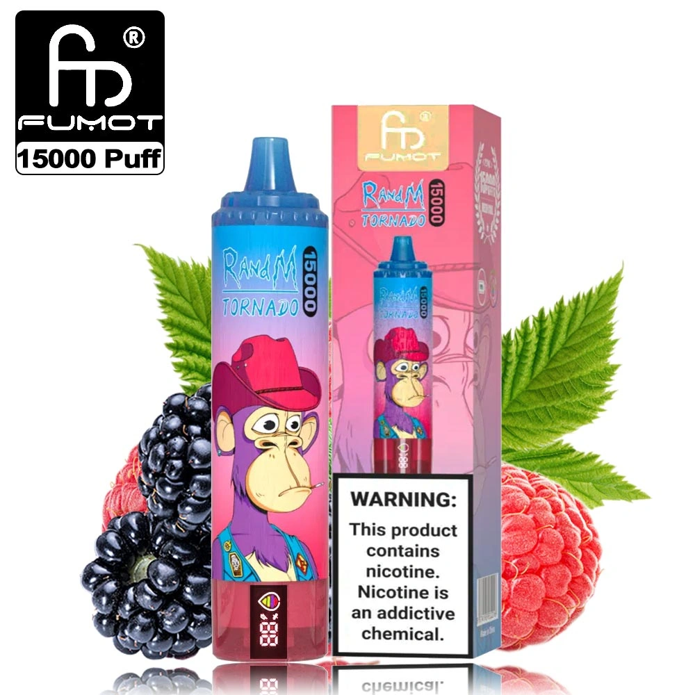 Fumot RandM Tornado 15K disposable vape gallery image 02 showing the product device design