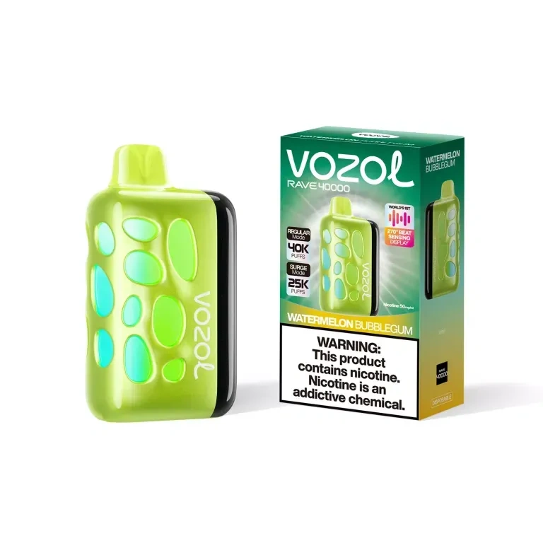 Vozol Rave 40K disposable vape gallery view 03 showing the product device and box presentation