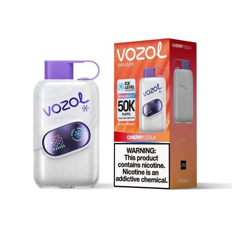 Vozol Star Click 50K disposable vape gallery image 04 showing the product device design