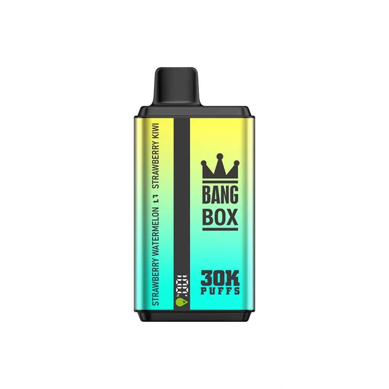 Bang Box 30K 30000-puff disposable vape device shown with matching branded package design