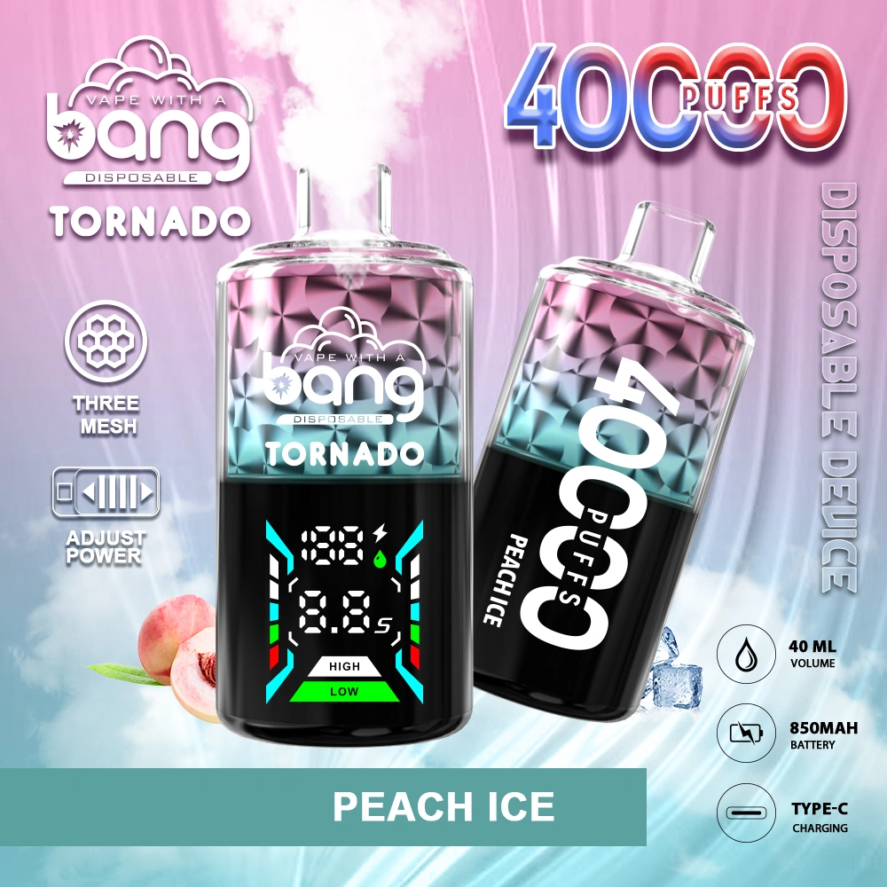 Bang Tornado 40000 09 tornado 40000 11 vape flavor design with device artwork and matching product packaging.