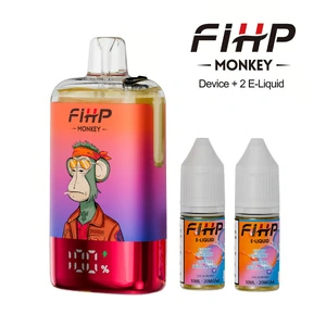 FIHP Monkey 30K high-capacity vape device and retail box artwork