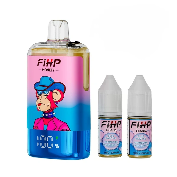 FIHP Monkey 30K colorful vape package and LED display device design