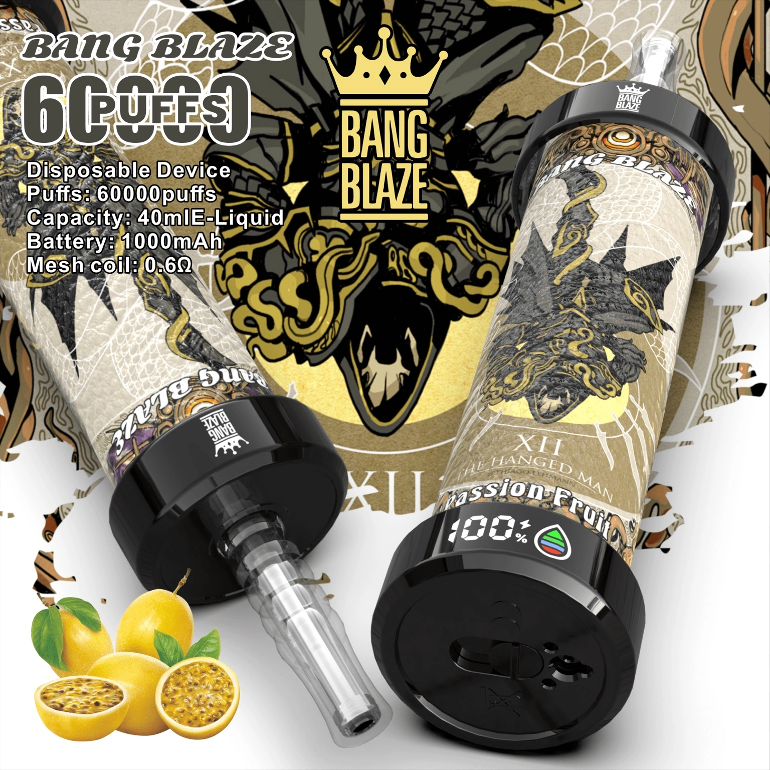 Bang Blaze 60K Disposable Vape – 60000 Puffs Dual Coil Vape