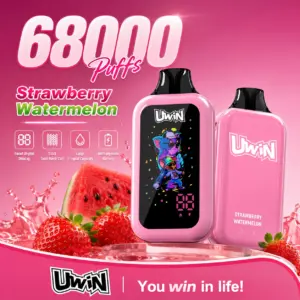 スマートディスプレイを搭載したUWIN Digital Box 68K 使い捨てベイプ(68,000パフ)の製品紹介