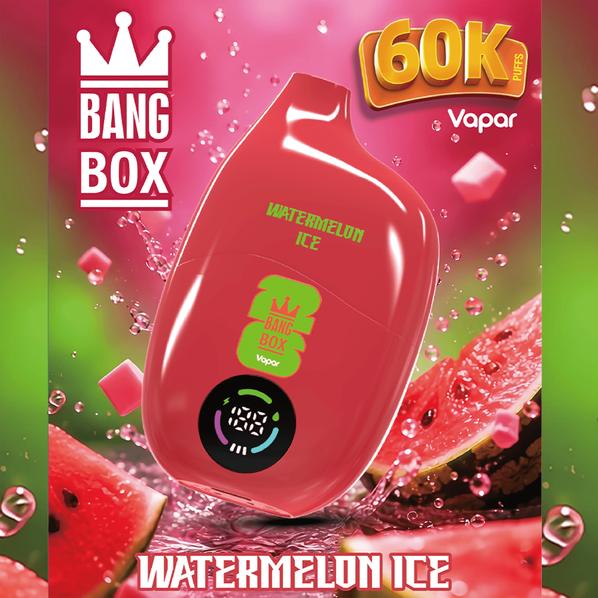Bang Box 60K Puffs Disposable Vape branded packaging presented with colorful artwork in the official supplier product gallery.