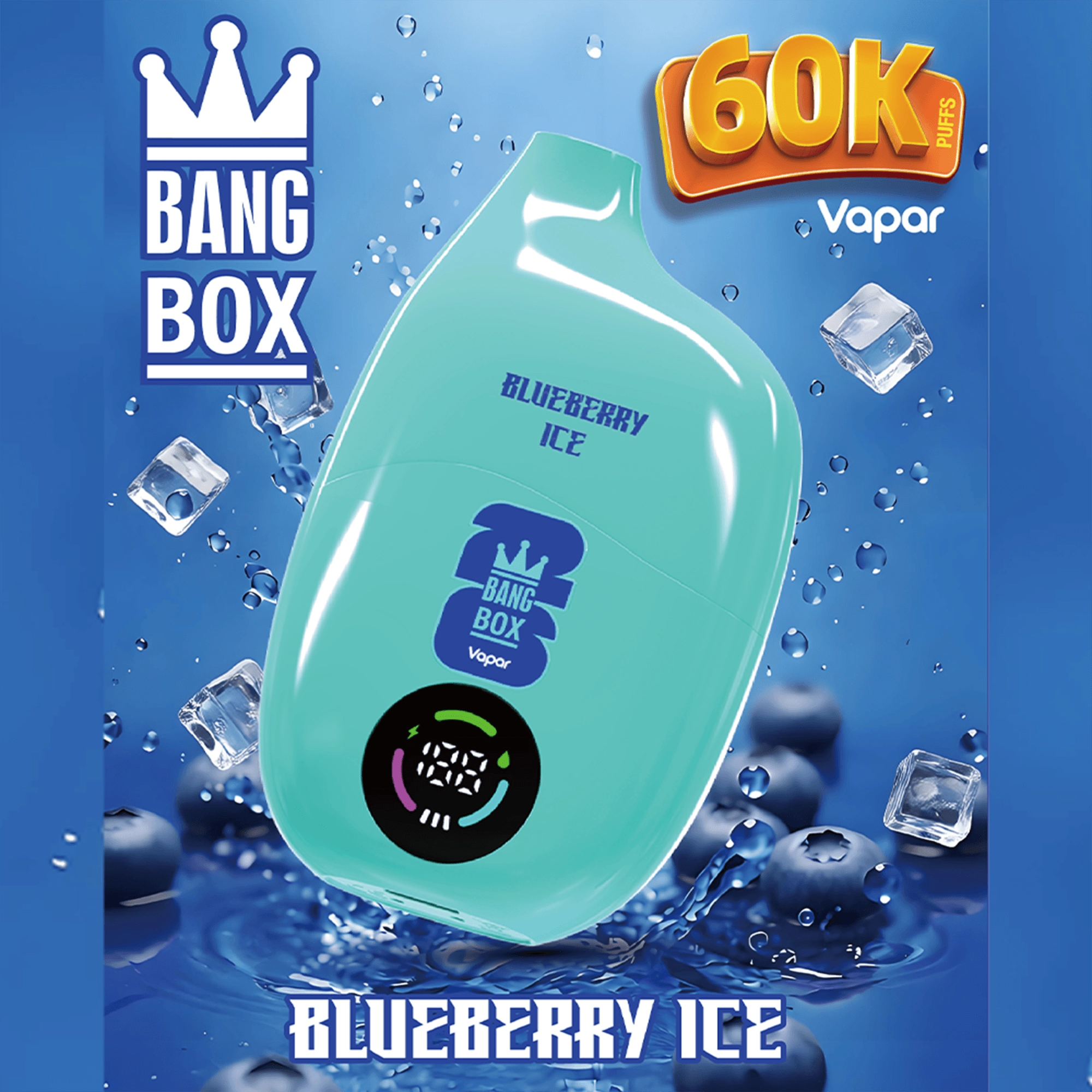 Bang Box 60K Puffs Disposable Vape supplier-gallery artwork presenting the device packaging and model branding in a catalog-ready layout.